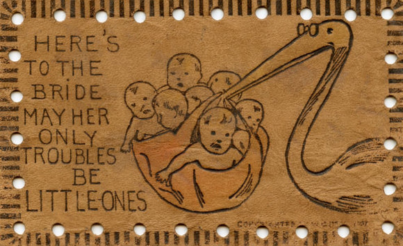 Here's to the Bride, May Her Only Troubles be Little Ones - Carey's Emporium