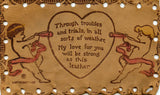 Through Troubles and Trials, in All Sorts of Weather, My Love for You Will be Strong as This Leather - Carey's Emporium