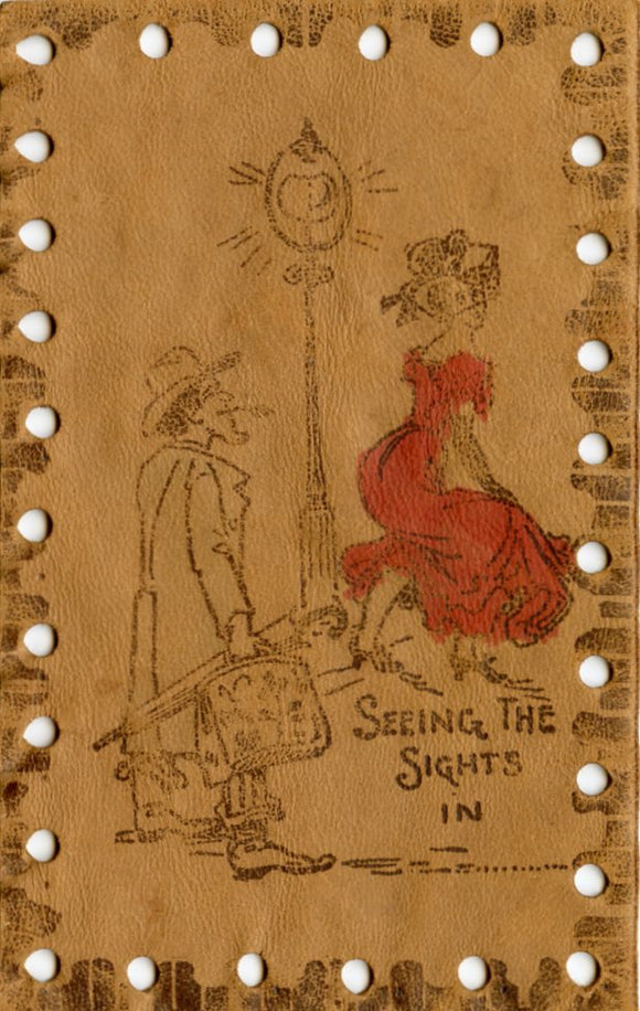 Seeing the Sights in __________ Leather Postcard - Carey's Emporium