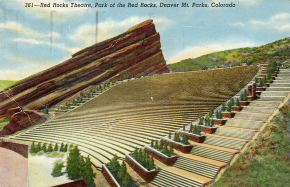 Red Rocks Theatre, Park of the Red Rocks, Denver Mt. Parks, CO - Carey's Emporium