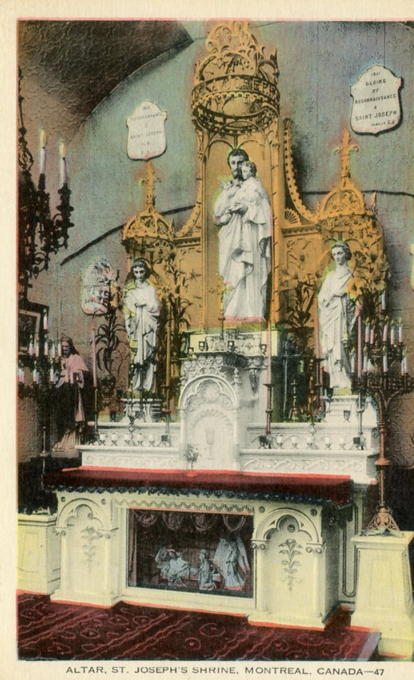 Altar, St. Joseph's Shrine, Montreal, Canada - Carey's Emporium