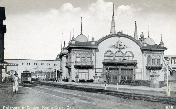 Entrance to Casino, Santa Cruz, CA - Carey's Emporium