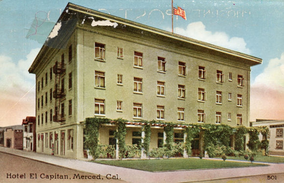 Hotel El Capitan, Merced, CA - Carey's Emporium