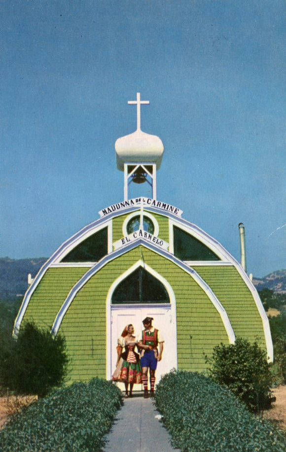 Famous El Carmelo Chapel in the Italian Swiss Colony Vineyards - Carey's Emporium