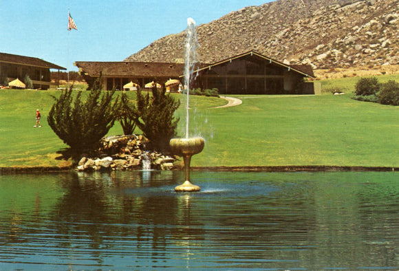 Famous Champagne Glass Fountain at the Lawrence Welk Country Club Village, Escondido, CA - Carey's Emporium