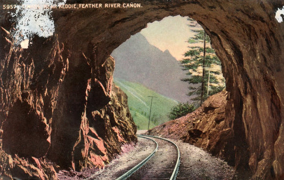 Tunnel Near Keddie, Feather River Canon - Carey's Emporium