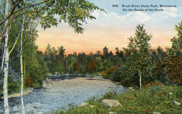 On the Banks of the Brule, Brule River State Park, WI - Carey's Emporium
