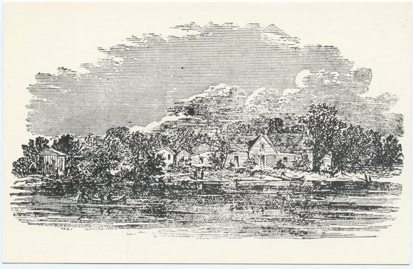 The Grand Loggery (Doty's Residence) as it appeared in 1850 - Carey's Emporium