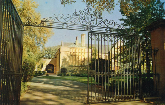 Gate Entrance to the Paine Art Center and Arboretum, 1410 Algoma Boulevard, Oshkosh, WI - Carey's Emporium