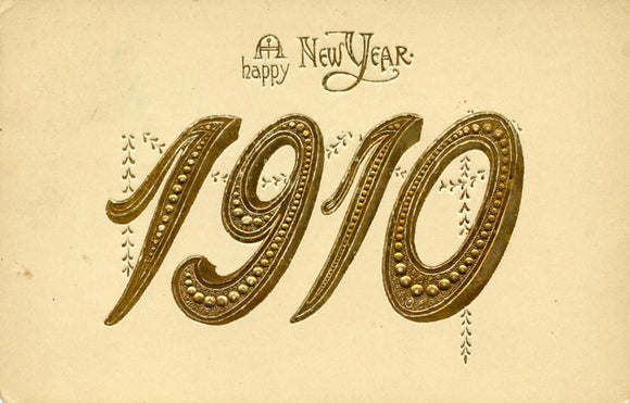 1910, A Happy New Year - Carey's Emporium