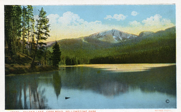 Sylvan Lake, Cody Road, Yellowstone Park - Carey's Emporium