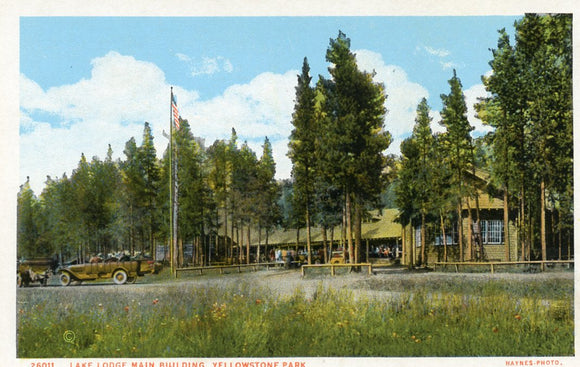 Lake Lodge Main Buildings, Yellowstone Park - Carey's Emporium