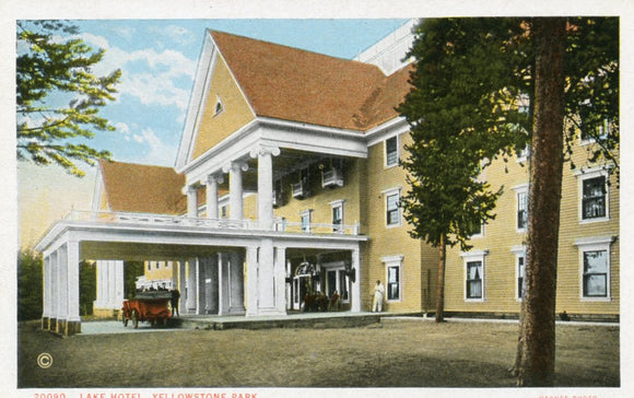 Lake Hotel, Yellowstone Park - Carey's Emporium