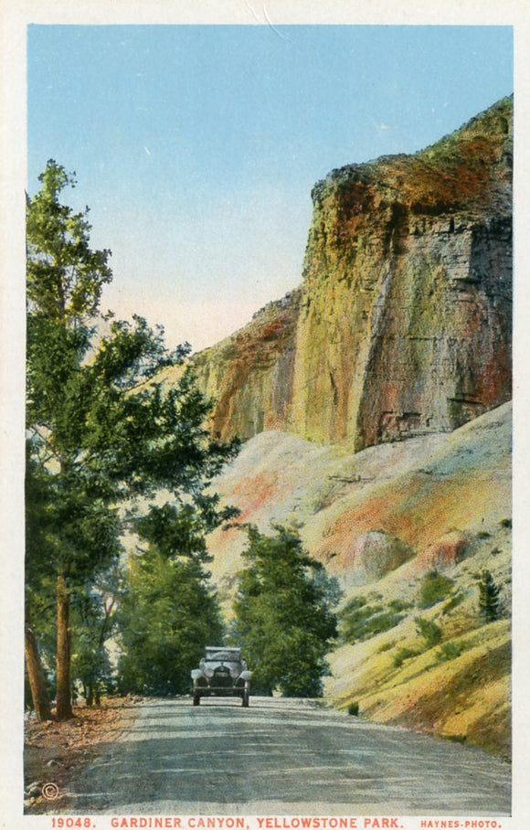 Gardiner Canyon, Yellowstone Park - Carey's Emporium