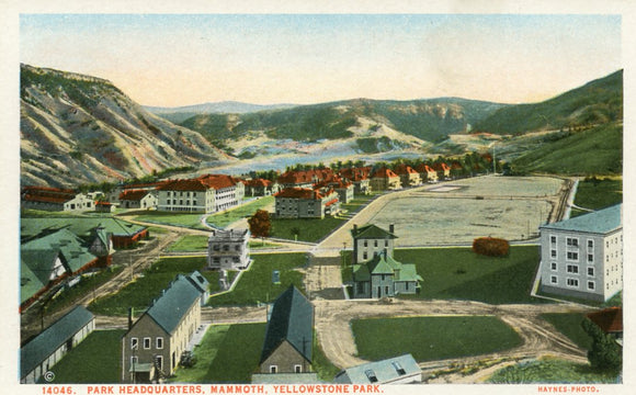 Park Headquarters, Mammoth, Yellowstone Park - Carey's Emporium