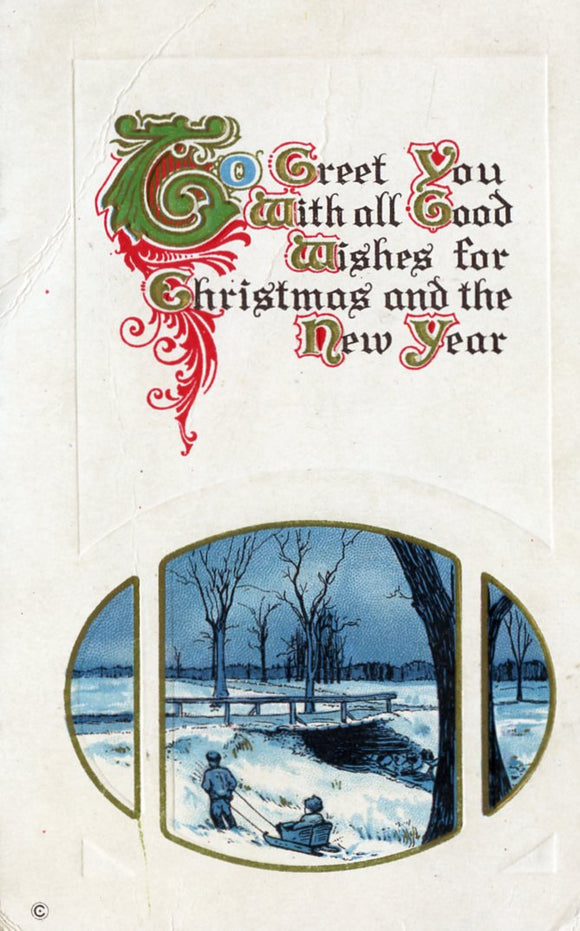 To Greet You With all Good Wishes for Christmas and the New Year - Carey's Emporium