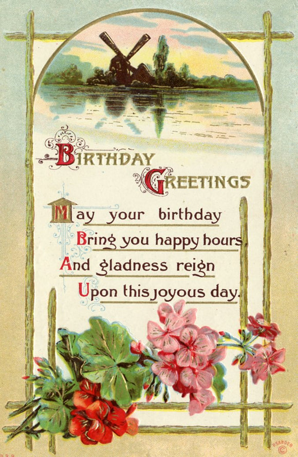 Birthday Greetings - Carey's Emporium