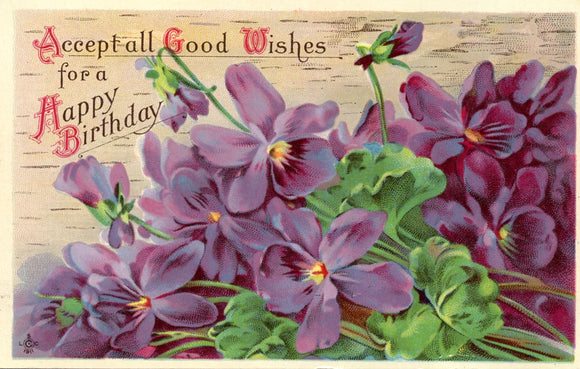 Accept all Good Wishes for a Happy Birthday - Carey's Emporium