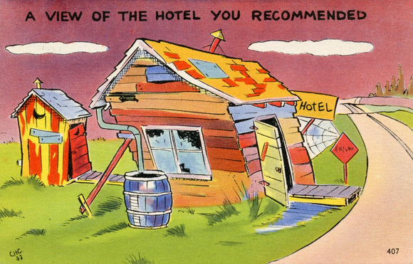 A View of the Hotel You Recommended - Carey's Emporium