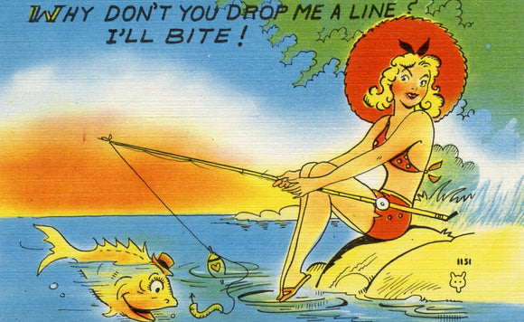 Why Don't You Drop Me a Line? I'll Bite! - Carey's Emporium