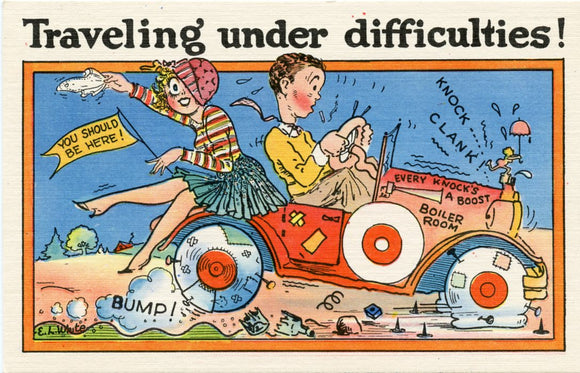Traveling' Under Difficulties! - Carey's Emporium