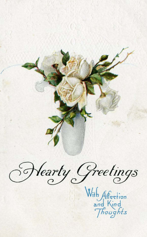 Hearty Greetings With Affection and Kind Thoughts - Carey's Emporium
