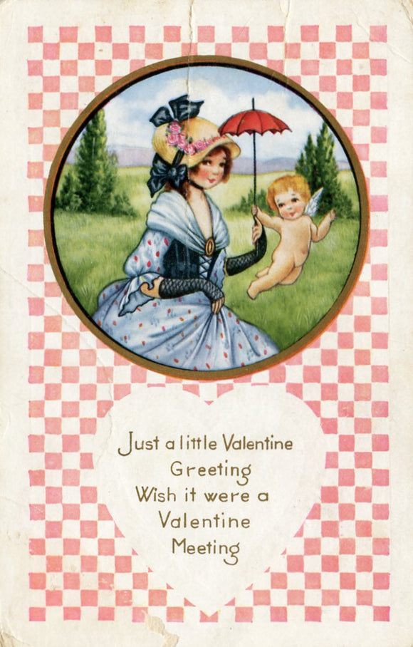 Just a little Valentine Greeting, Wish it were a Valentine Meeting - Carey's Emporium