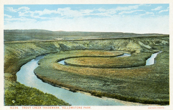 Trout Creek Trademark, Yellowstone Park-Carey's Emporium