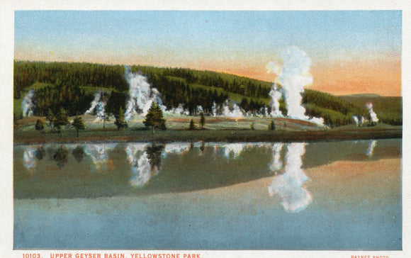 Upper Geyser Basin, Yellowstone Park-Carey's Emporium