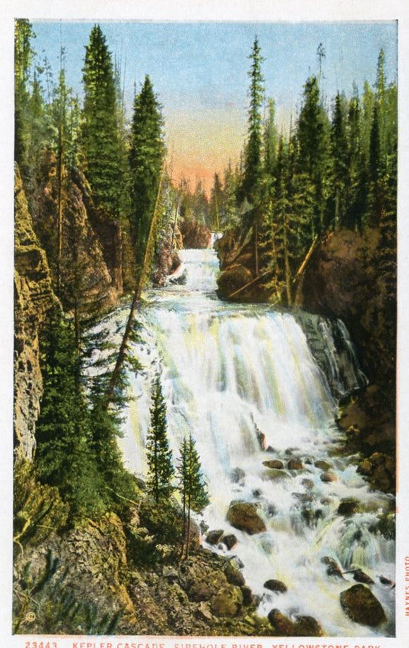 Kepler Cascade, Firehole River, Yellowstone Park-Carey's Emporium