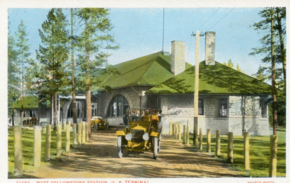 West Yellowstone Station, U. P. Terminal-Carey's Emporium