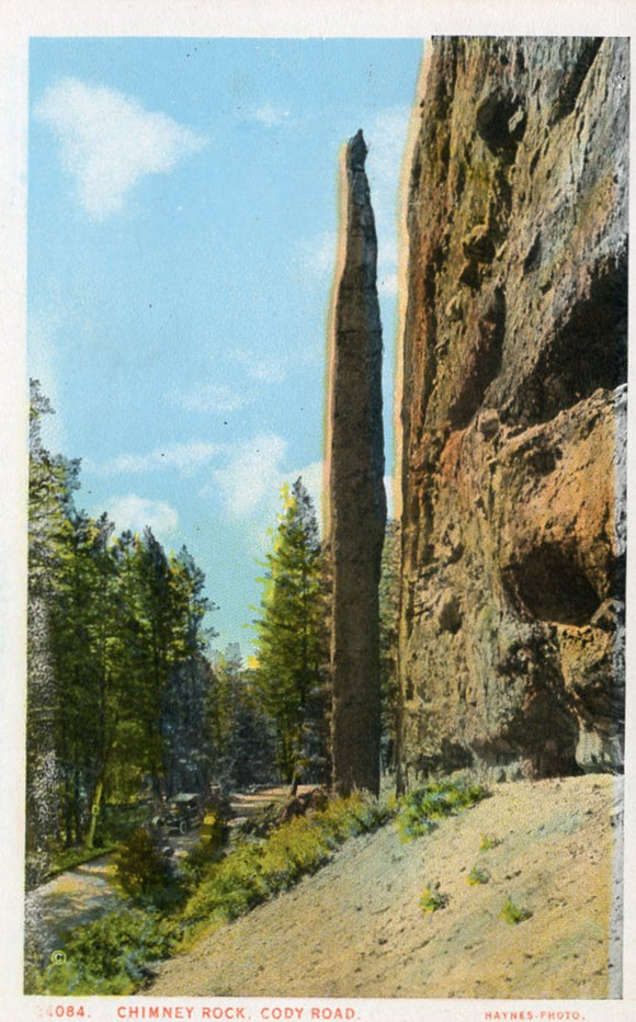 Chimney Rock, Cody Road, Yellowstone Park-Carey's Emporium
