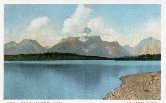 Jackson Lake  and Mt. Moran-Carey's Emporium