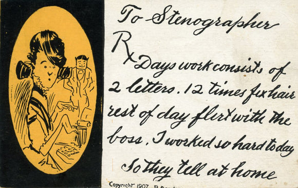 To Stenographers-Careys Emporium