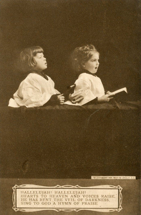 Hallelujah! Hallelujah! hearts to heaven and voices raise, He has rent the veil of darkness, Sing to God a hymn of praise-Careys Emporium