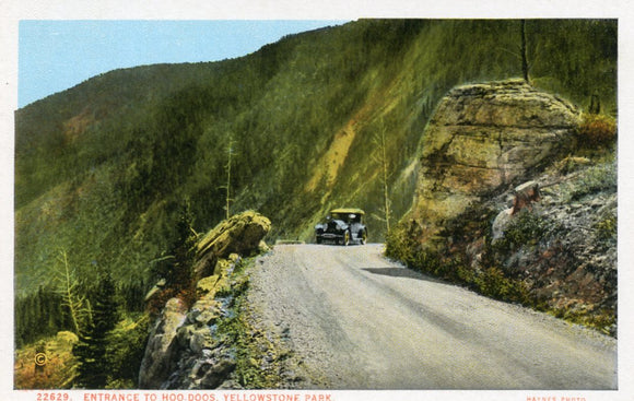 Entrance to Hoo-Doos, Yellowstone Park-Careys Emporium