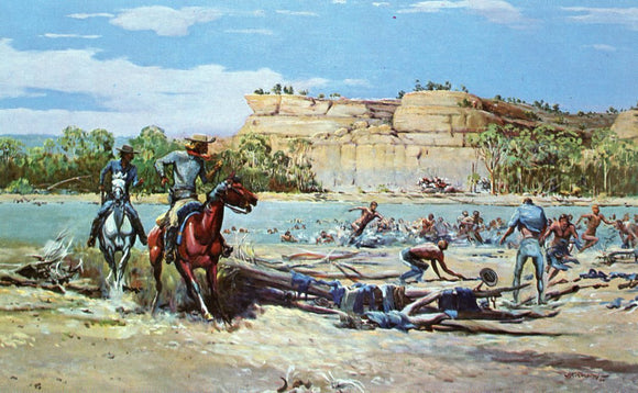 General Custer at Pompeys Pillar-Careys Emporium