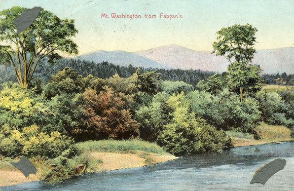 Mt. Washington from Fabyan's-Careys Emporium