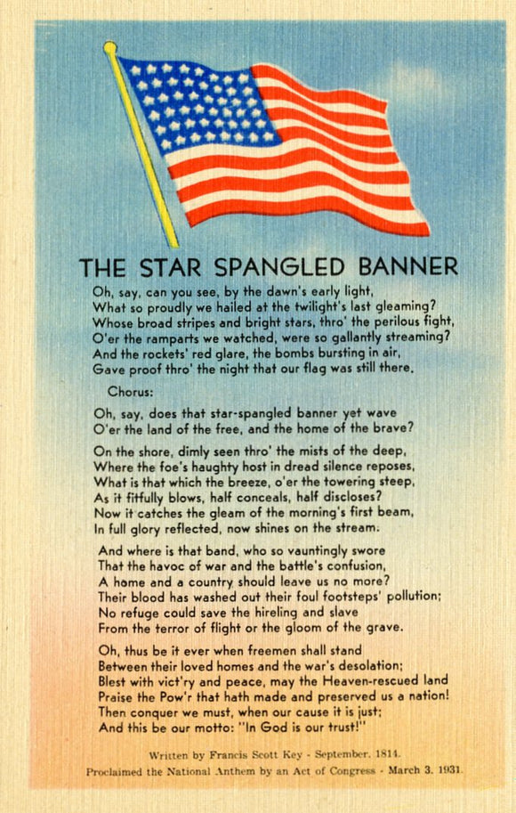 The Star Spangled Banner-Careys Emporium