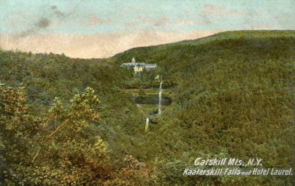 Kaaterskill Falls and Hotel Laurel, Catskill Mts., NY-Careys Emporium