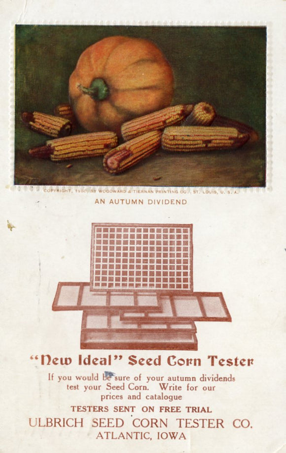 Ulbrich Seed Corn Tester Co., Atlantic, IA-Careys Emporium