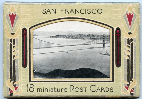 18 Miniature Post Cards, San Francisco, CA-Careys Emporium