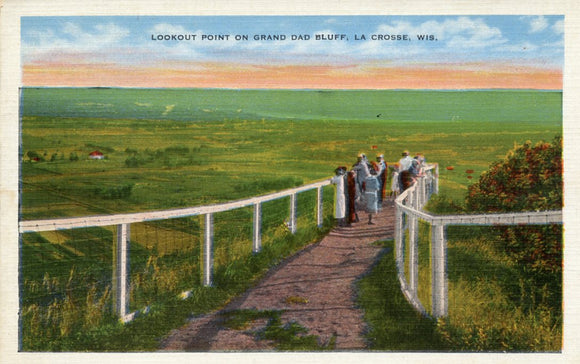 Lookout Point on Grand Dad Bluff, La Crosse, WI-Careys Emporium