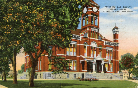 Fond du Lac County Court House, Fond du Lac, WI-Careys Emporium