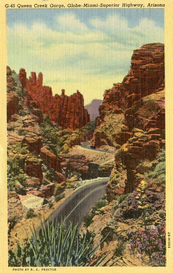 Queen Creek Gorge, Globe-Miami-Superior Highway, AZ-Careys Emporium