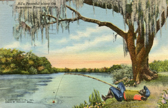 All's Peaceful along the Suwannee River in Florida-Carey's Emporium