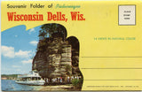 Picturesque Wisconsin Dells, WI Souvenir Folder-Carey's Emporium