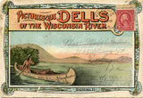 Picturesque Dells of the Wisconsin River, WI Souvenir Folder-Carey's Emporium