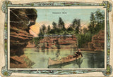 Picturesque Dells of the Wisconsin River, WI Souvenir Folder-Carey's Emporium