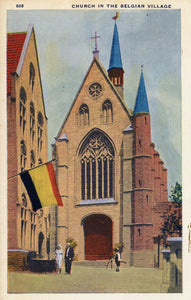 Church in the Belgian Village, Chicago World's Fair, 1933-Carey's Emporium